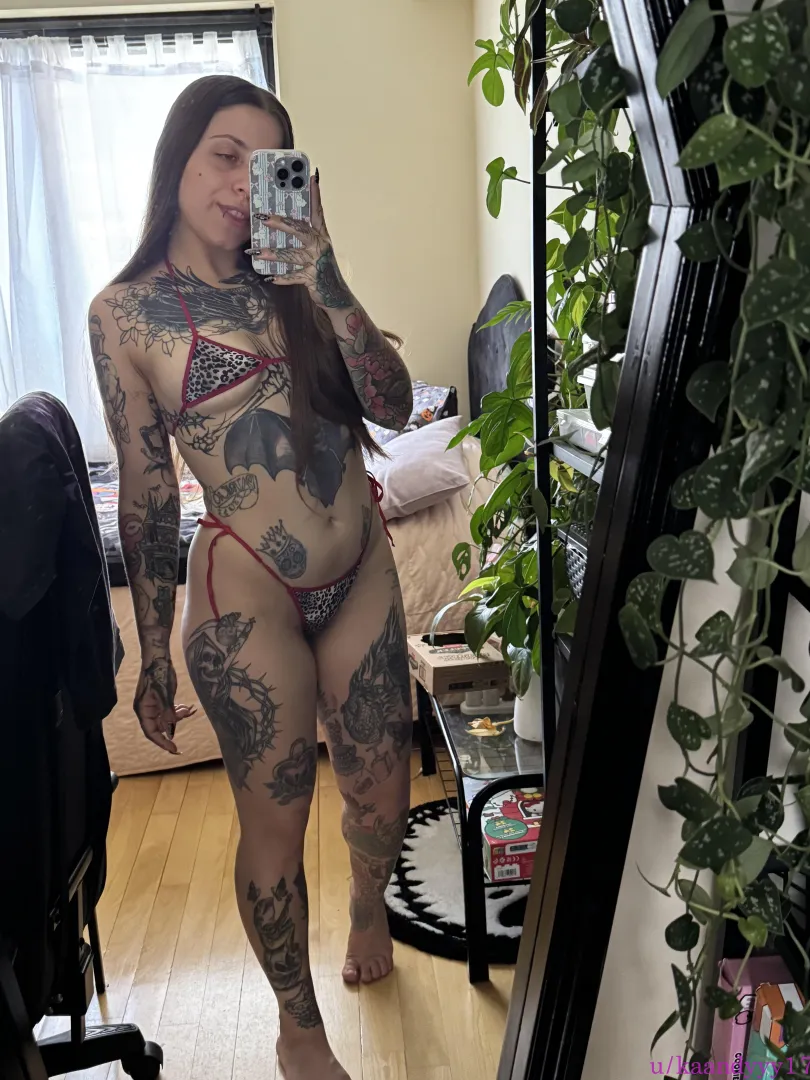 there's still a lot of place for art in my body !