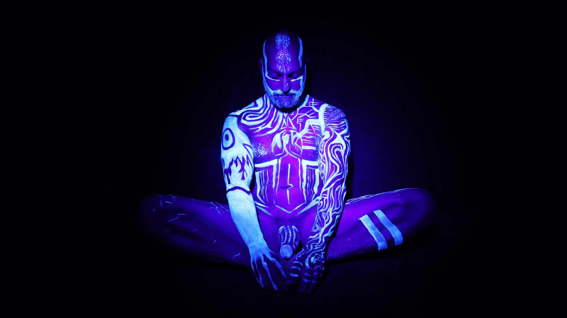UV tribal tattoos