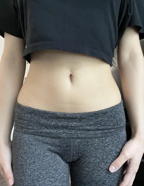 Your hands were made to go on my midriff