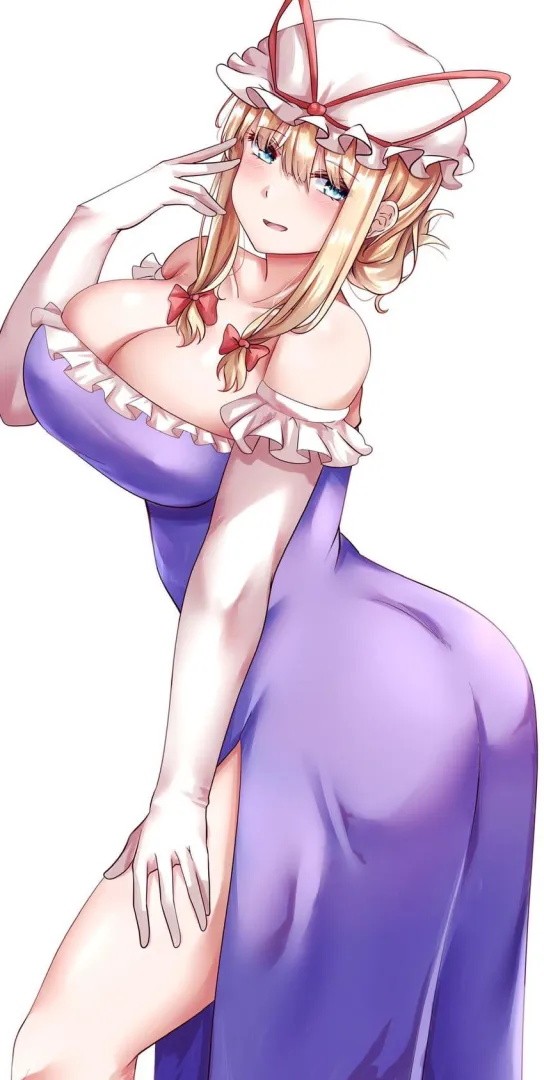 Yukari Striking a Pose [Touhou]