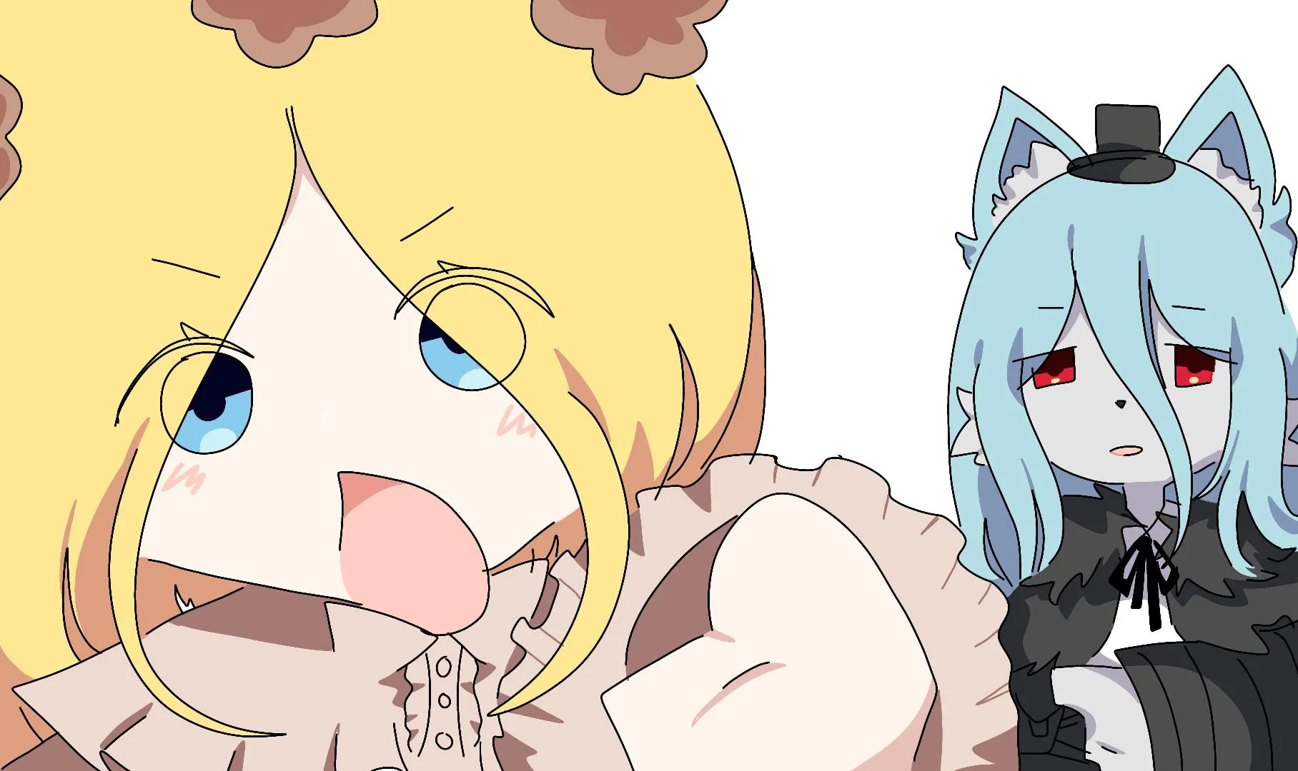 A certain gamer cat infected one of the sisters