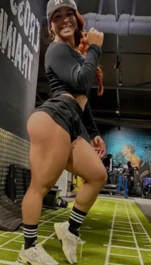 Always smiling when it’s time for an intense workout