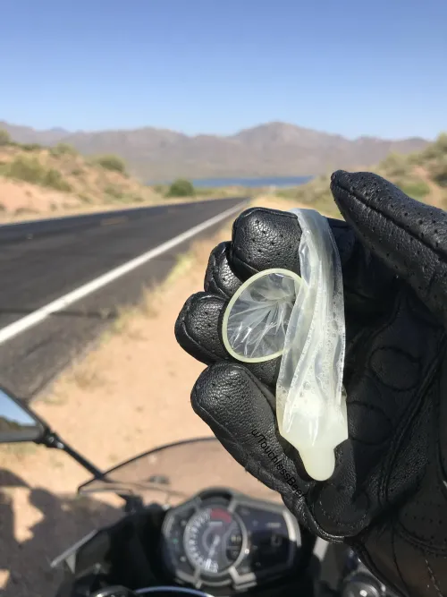Be this biker’s roadside relief?