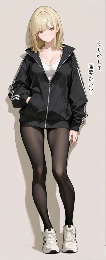 Black Track Jacket [Artist's Original]