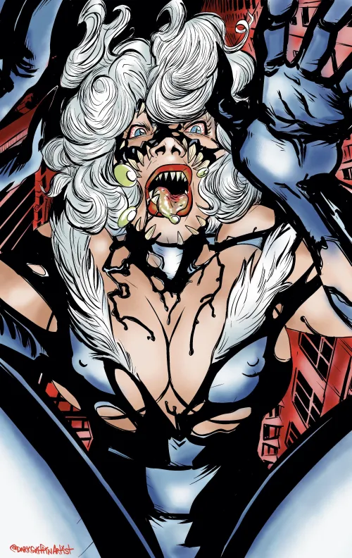 Black Venom. Black cat. Venom (@Darkgriffinartist)