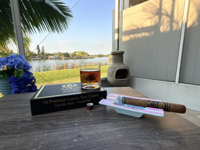 Caviar Ash from Sable Luxury cigars
