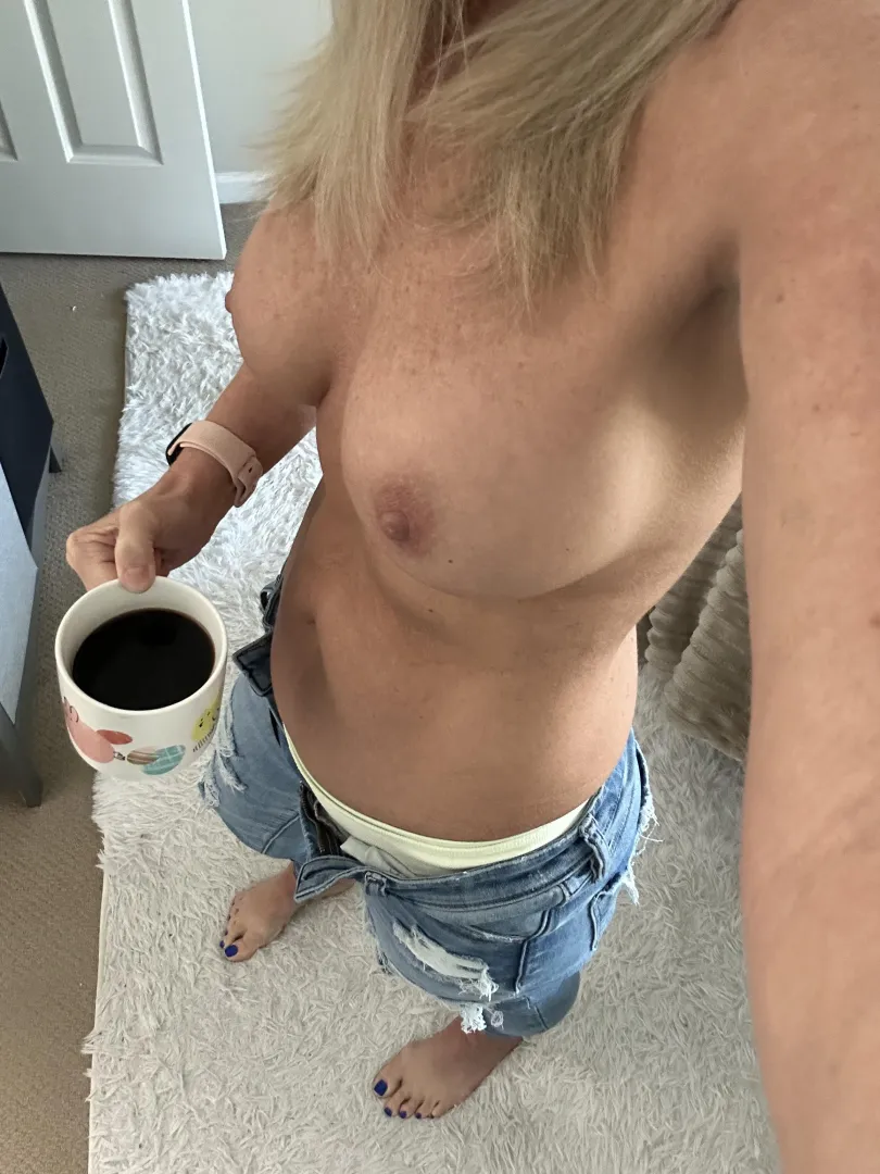 Coffee before my road trip