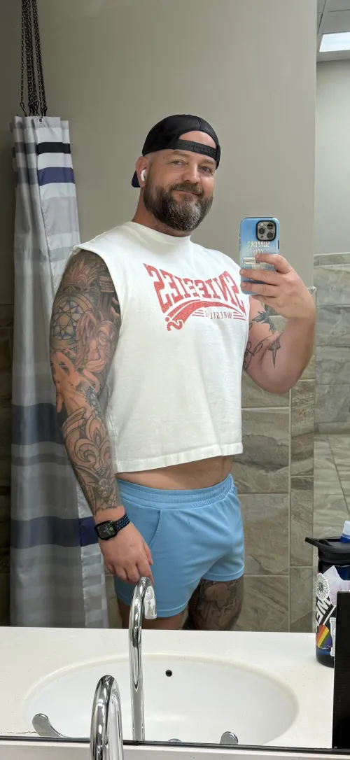 Dad needs belly rubs