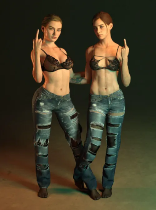 Ellie x Abby are such a baddie (Dboxx)