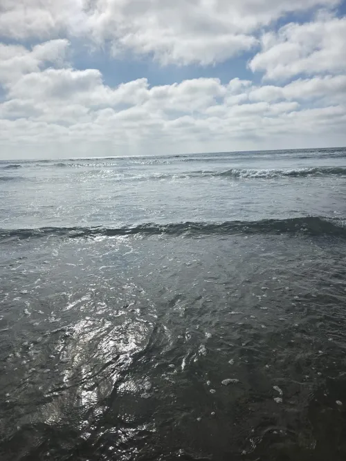 First time walking naked