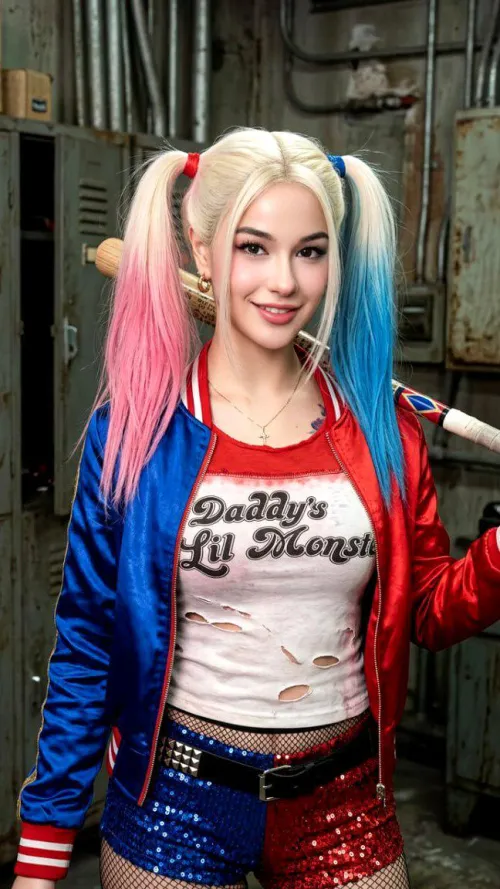 harley quinn cosplay (luna )