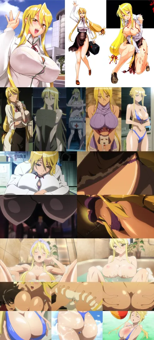 Hottest Blondes in Anime #3 - Shizuka Marikawa [Highschool of the Dead]