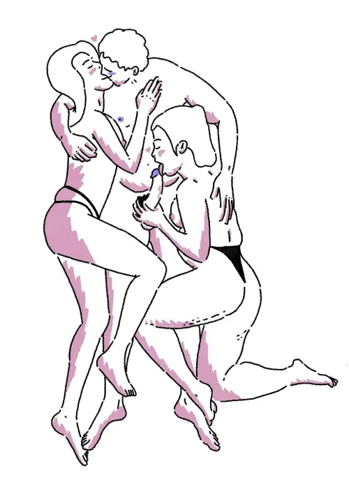 “I’m so glad she is my wife, so does her” by me, self portrait