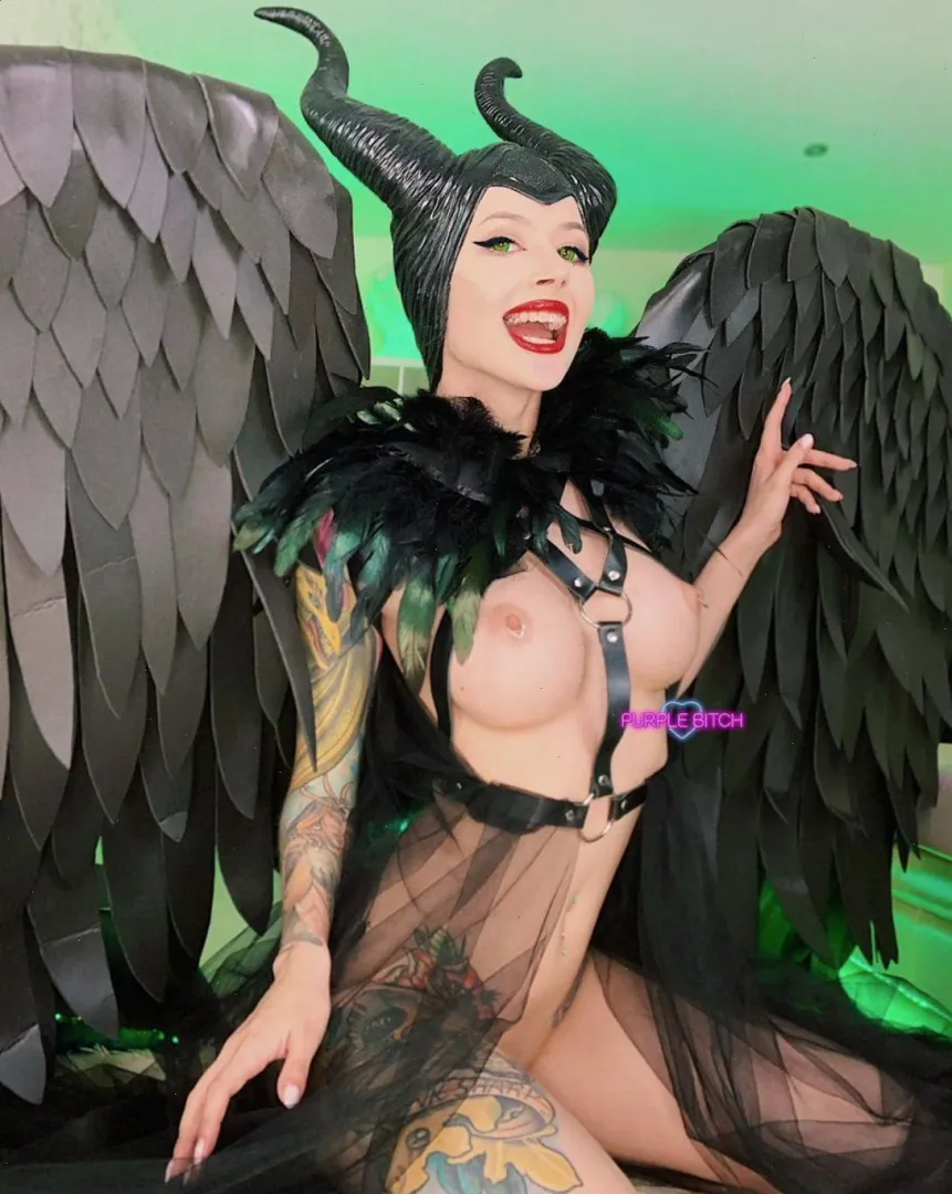 Maleficent [Maleficent] by me (Purple Bitch)