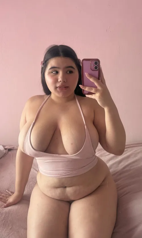 my warm heavy belly and pendulous hangers need gentle hands