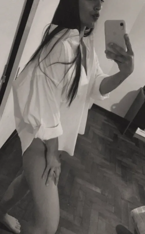 oversized shirt is doing nothing to hide how horny i am rn 