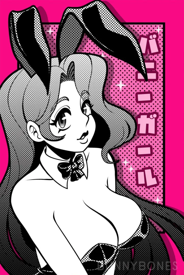Pink Bunny Girl - by BunnyBones