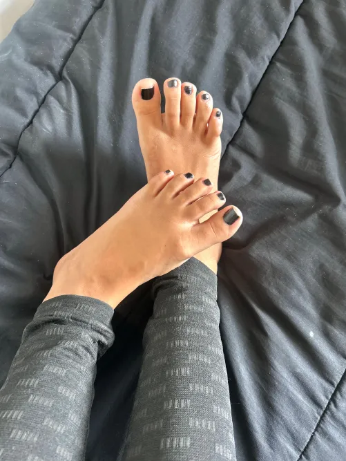 playful feet, stealing your attention