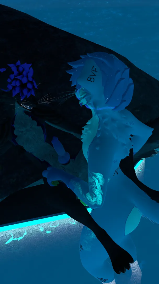 Saw (someone) chilling at the pool, Had to go say hi~ (more pictures on twitter link)