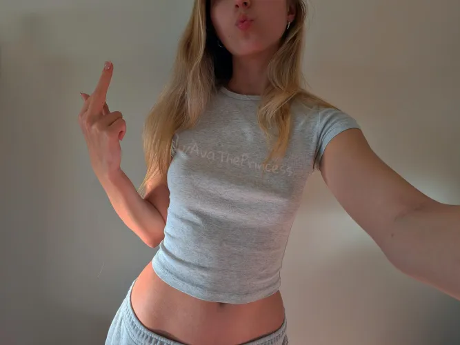 See this finger? That's how much I care about your feelings.