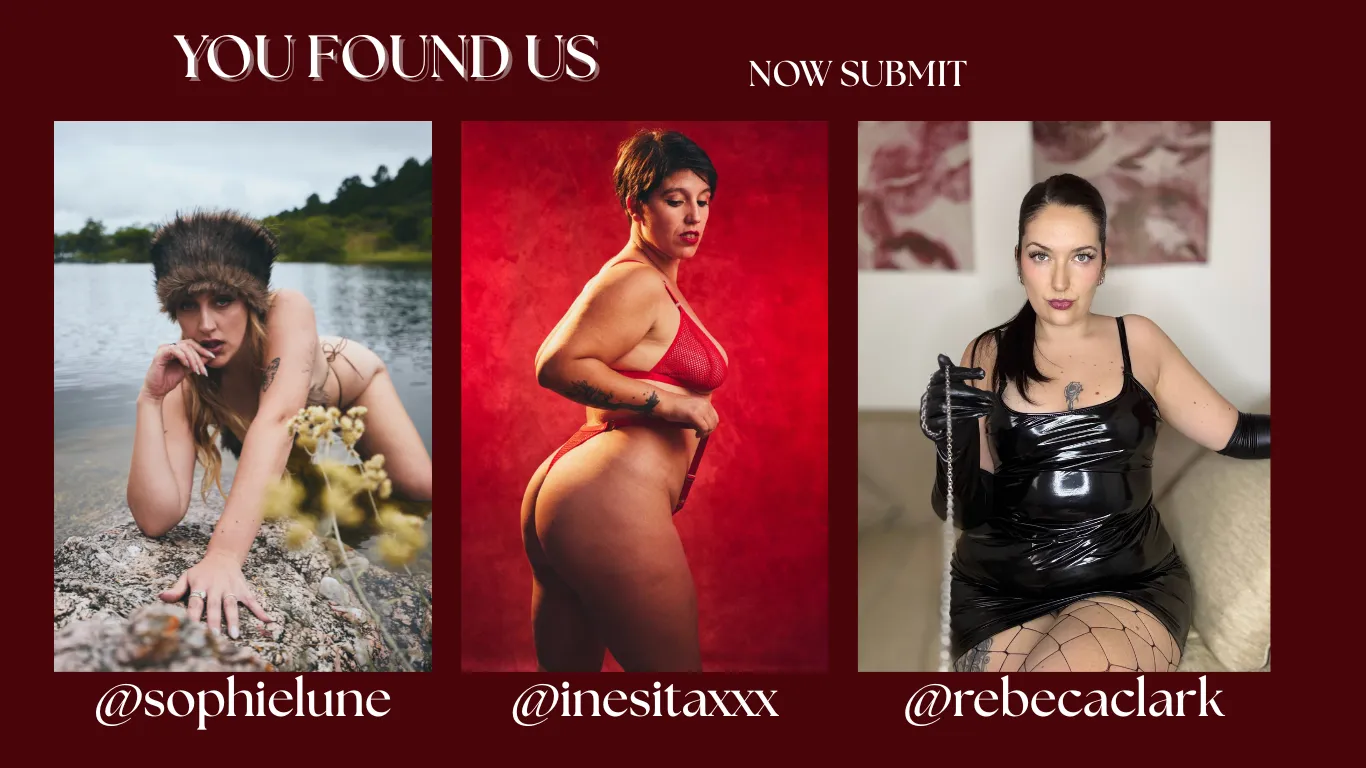 Step One: SUBMIT. Join this 3 Goddess who’ll break your ego in seconds 