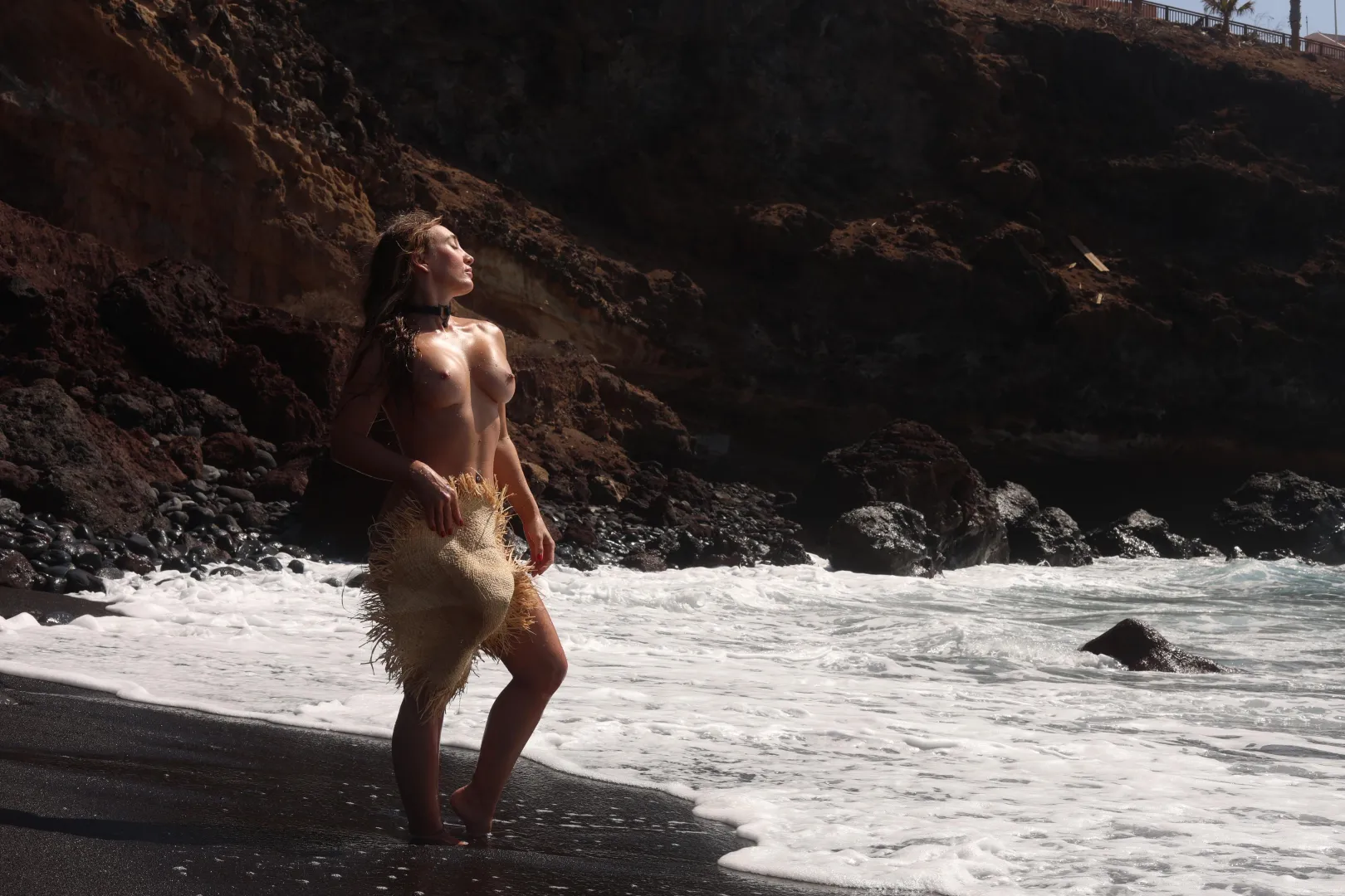 Sunlight sculpting every curve