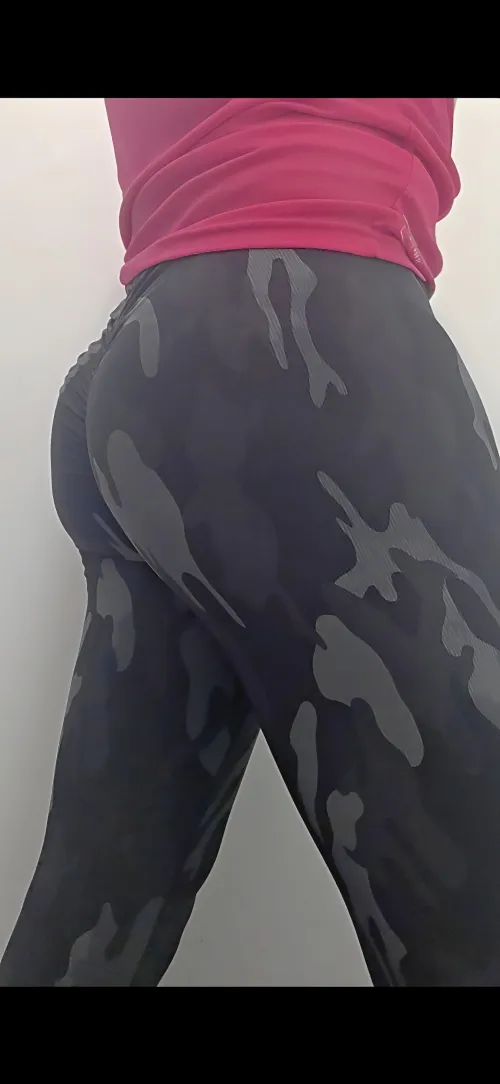 Sweat booty post cardio yesterday 