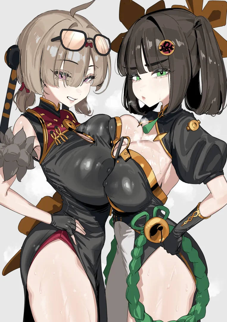 Sweety & Blaze (art by pazzimo)