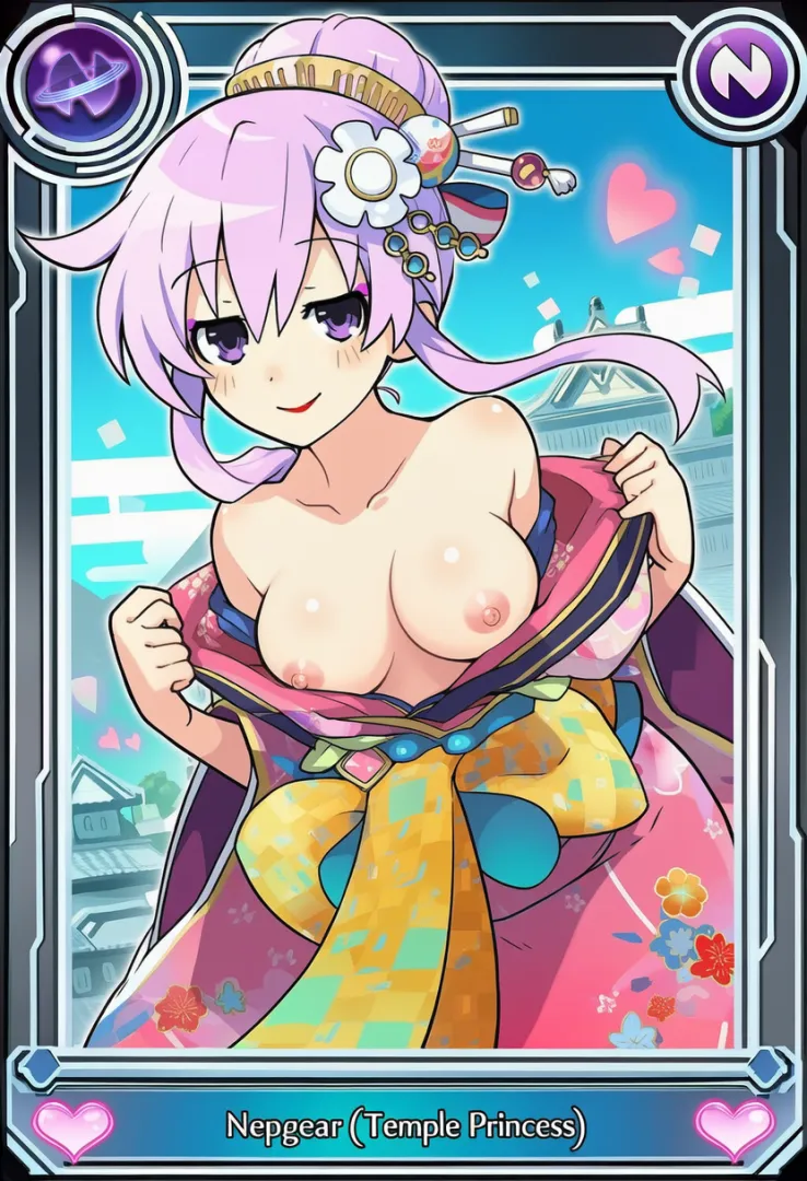 Temple Princess Nepgear Trading Card