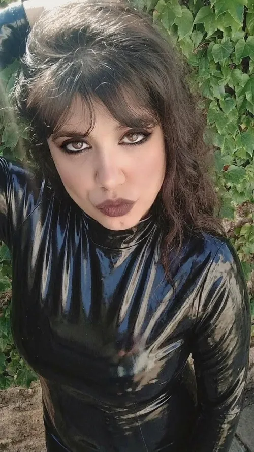 Trying on outfits for a party