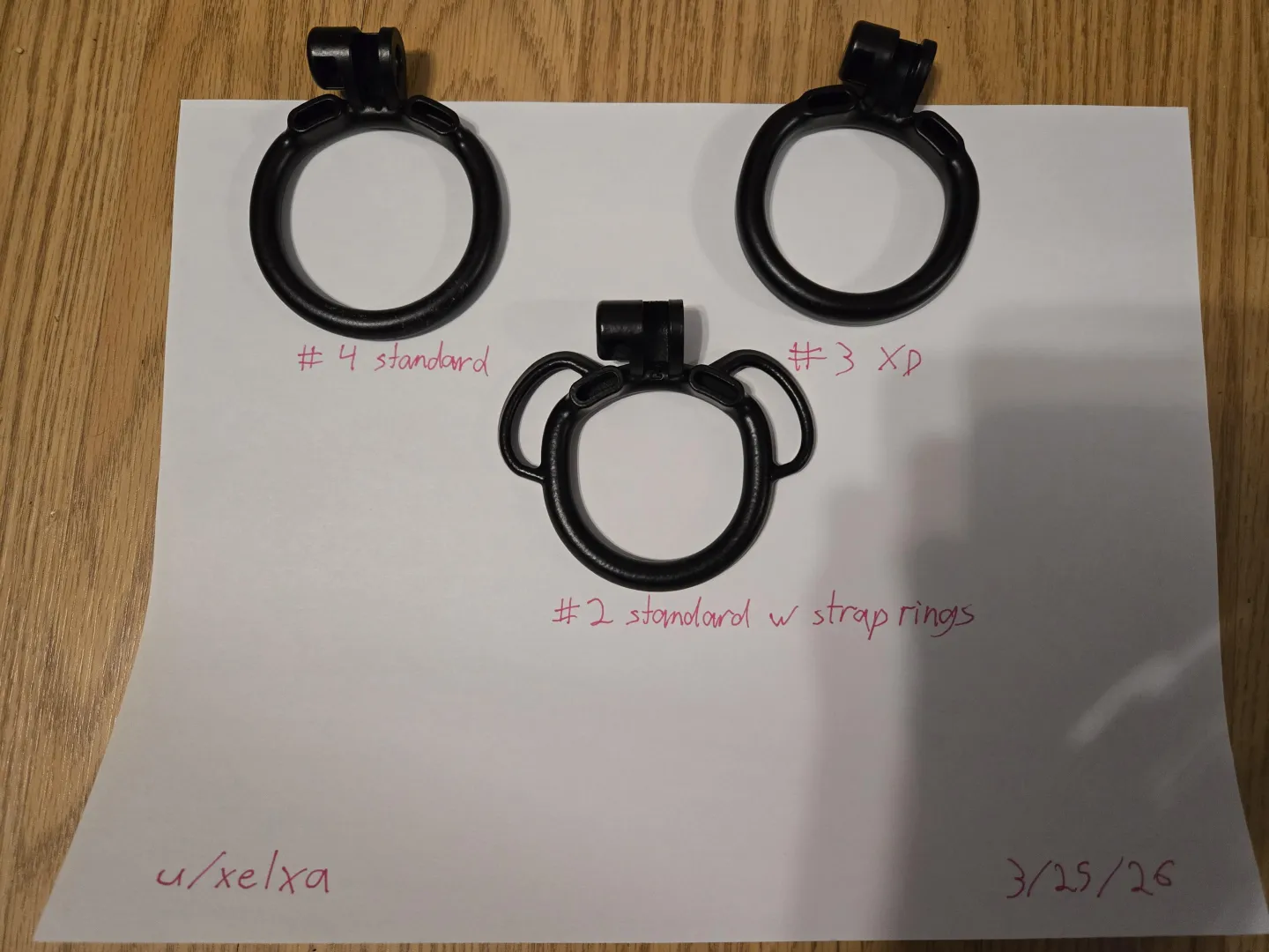 US - SELL - #4 standard, #3 XD, #2 standard strap