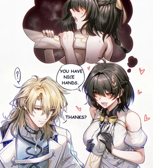 What a pure and wholesome compliment (rourou)