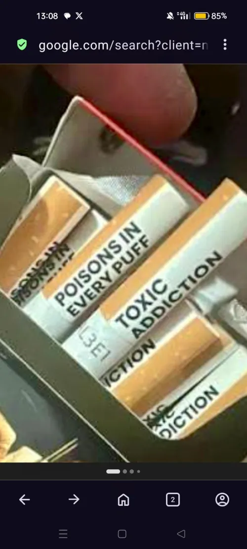 What i find intresting with the new health warnings on cigarette fiters in Australia is that they still alow a small amount of the cork style on the filter at least thats something to cling onto.