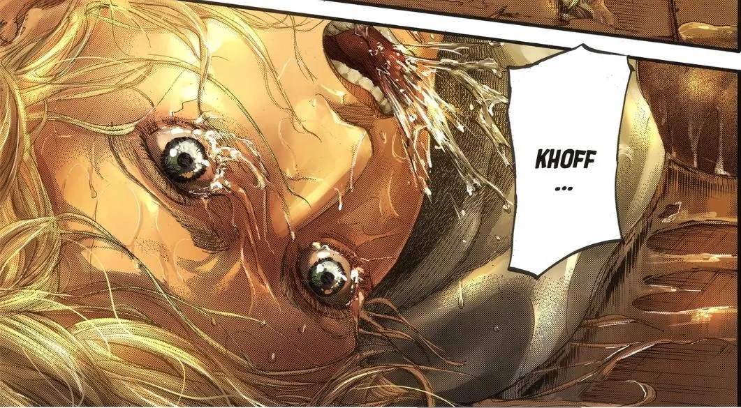 What's covering Annie there ?