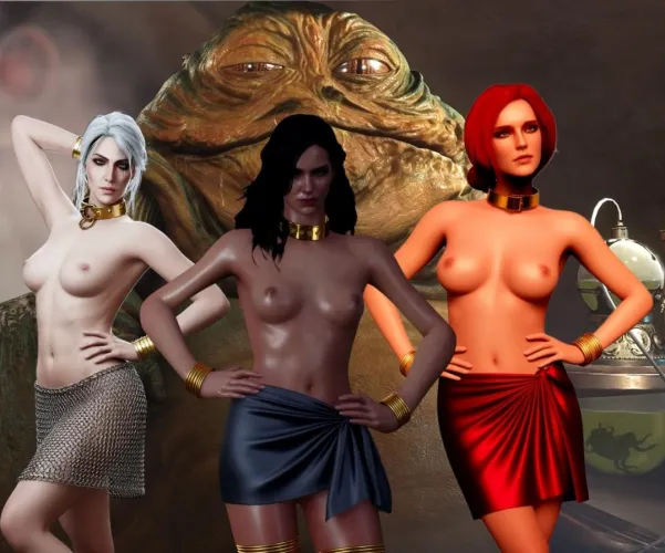 Which witcher girl will be jabbas favourite?