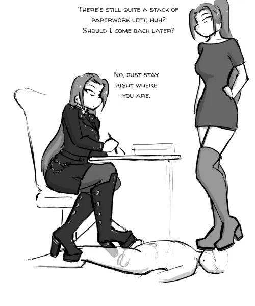 Why is there so much paperwork? Good for him, though.