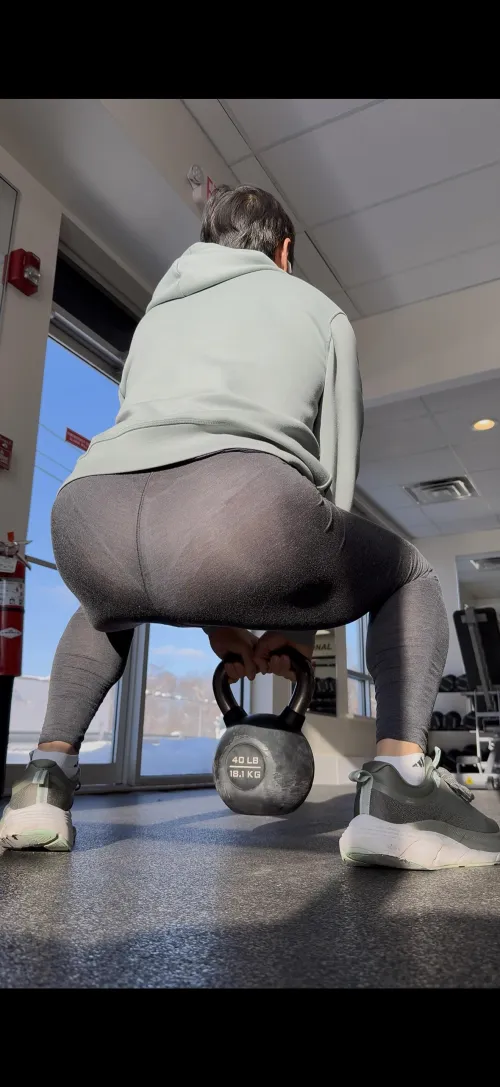 Wonder if anyone noticed at the gym