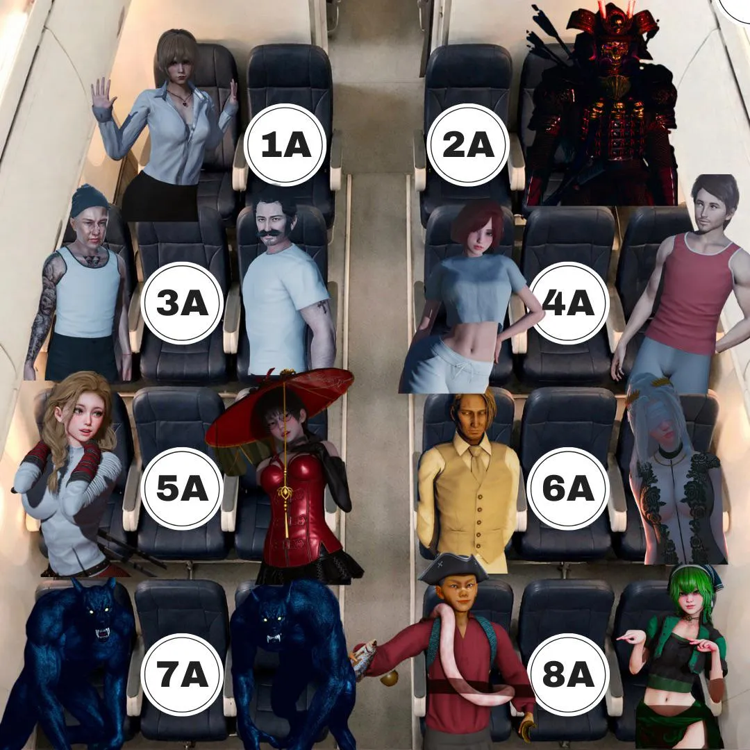 You’re on a 12 hours flight , which seat would you choose ? ( The continuation of the last weekend )