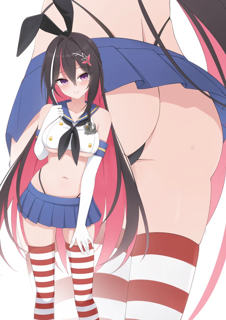 AZKi in Shimakaze cosplay