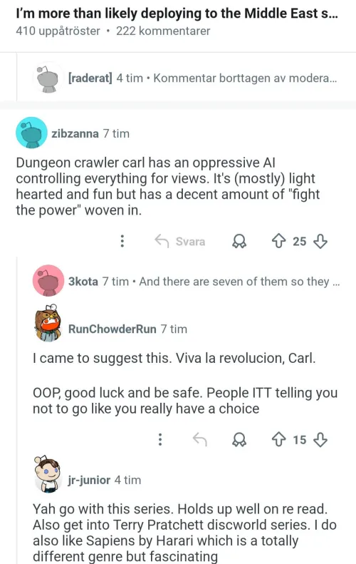 Book suggestion if you are about to be sent to war in the ME...