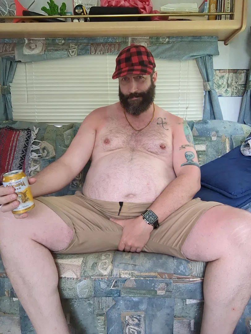 Can't wait to crack open a beer at camp