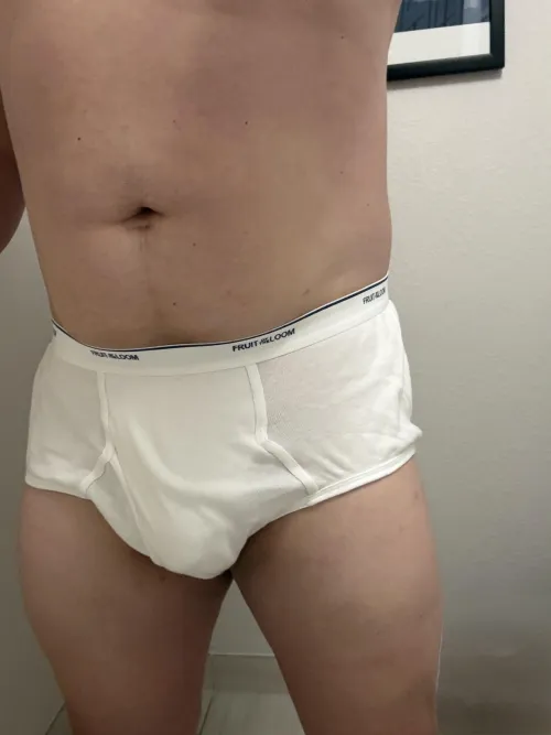 I love wearing tighty whities.