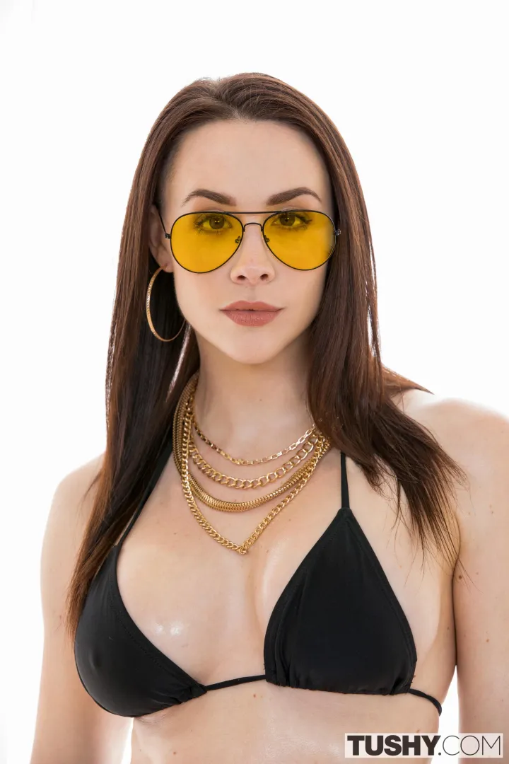 I think Chanel rocks hoops better than any other woman in porn