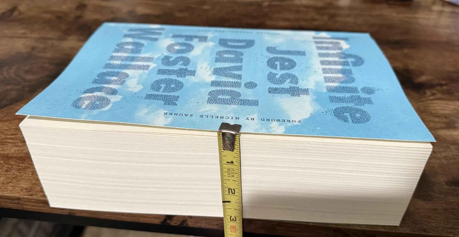 just bought Infinite Jest, now I understand why no one reads it