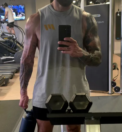 Late night workouts always hit the spot