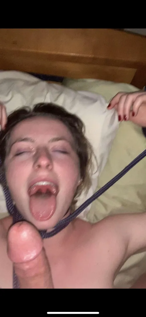 Love being a bound slut for daddy!!