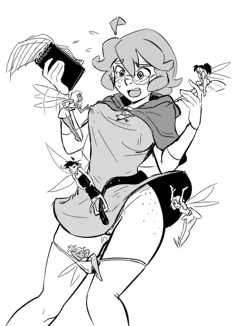 Monster Researcher wandered into a Fairy den (Spicymancer)