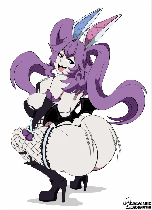 (NSFW.) Cottontail throwing it back!