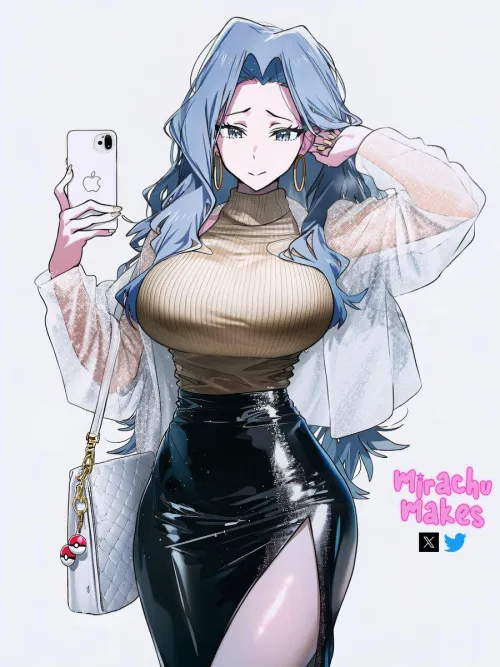 pokemon karen reimagined as an office lady!