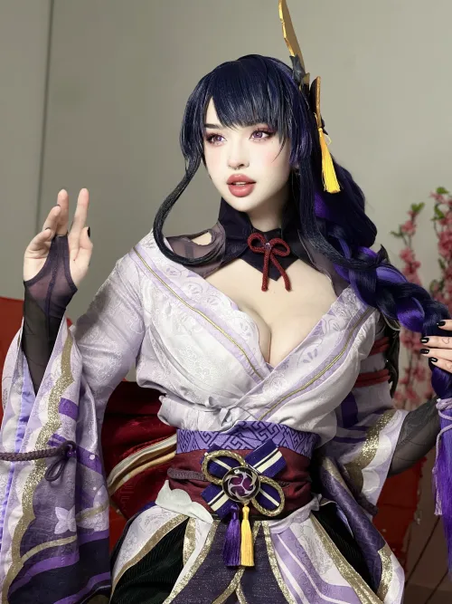 Raiden Shogun from Genshin Impact by Nana